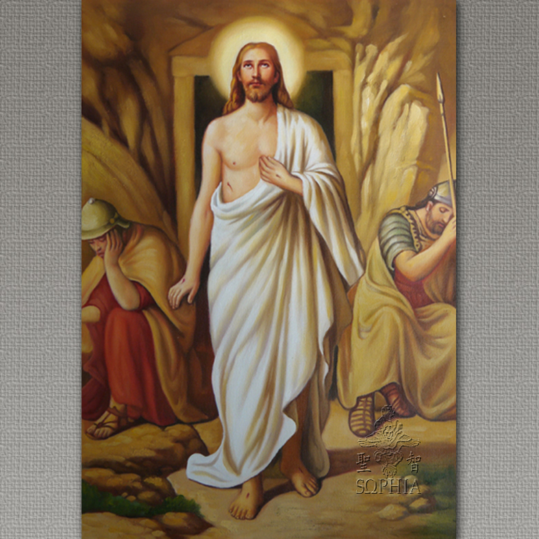 耶稣复活油画像A(定制)